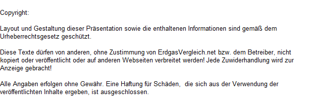 Copyright Erdgasvergleich.net